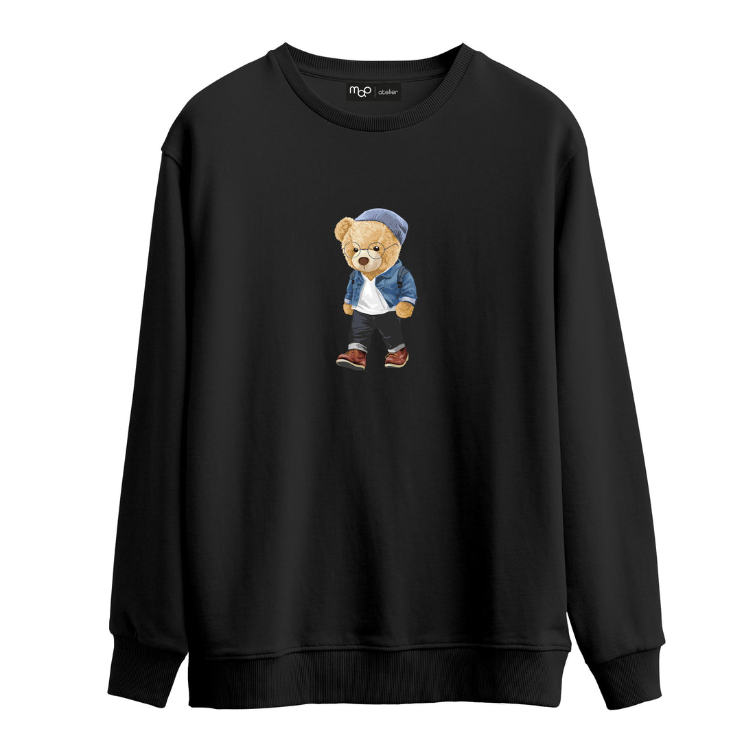 Hipster Bear - Sweatshirt