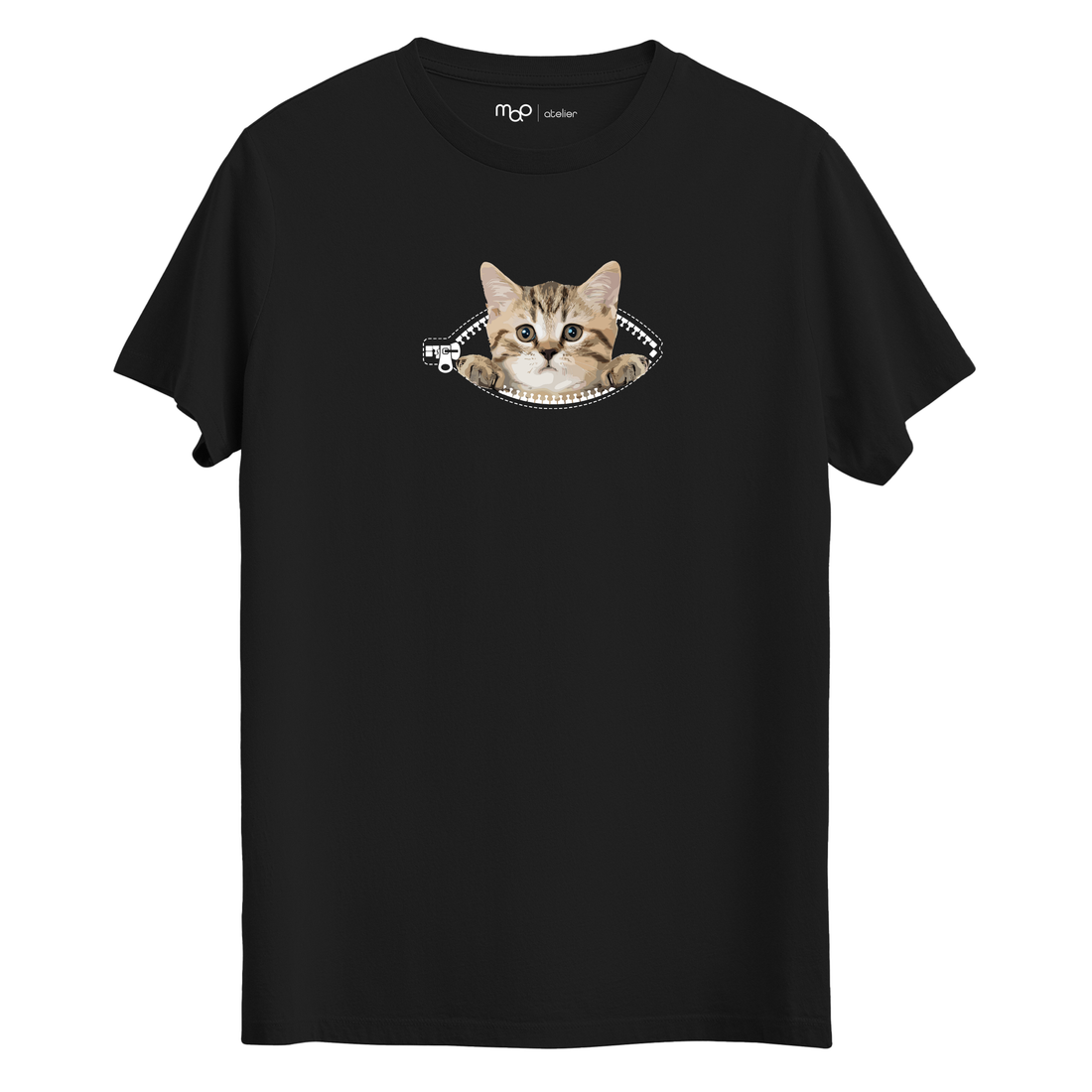 Kitten Zip - T-Shirt