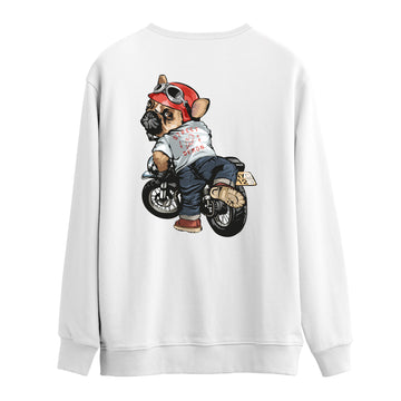 Biker Pug - Sweatshirt