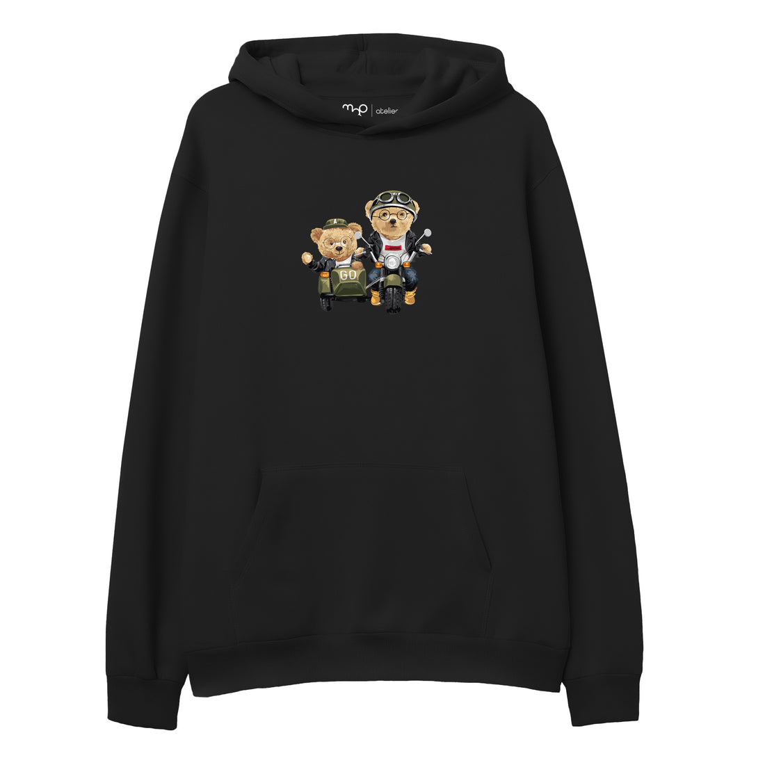 Biker Bear - Hoodie