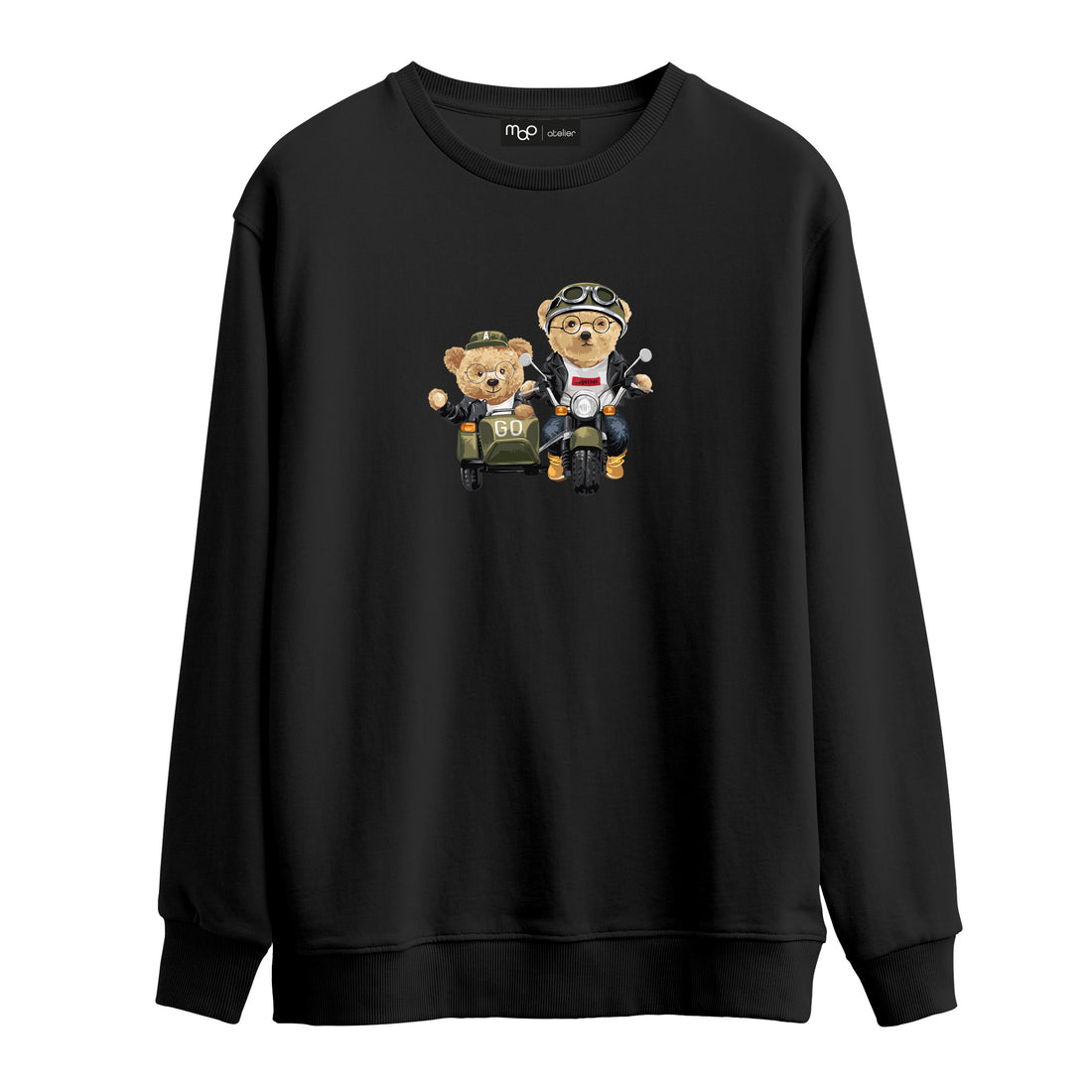 Biker Bear - Sweatshirt