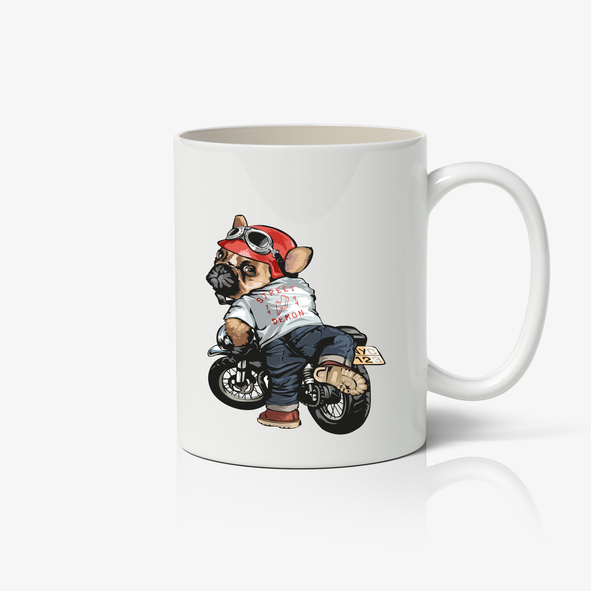 Biker Pug - Mug