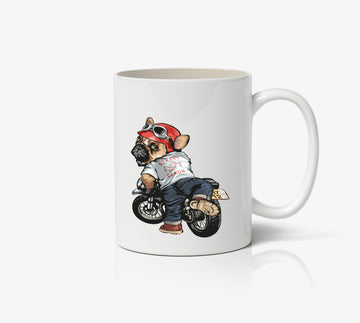 Biker Pug - Mug