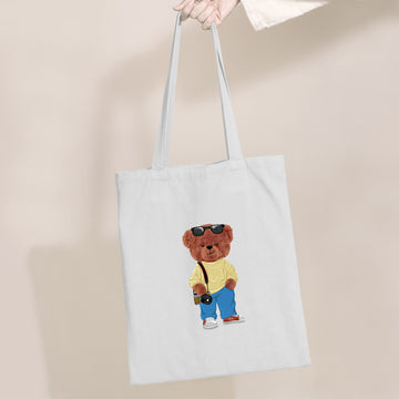 Photographer Bear - Tote Bag