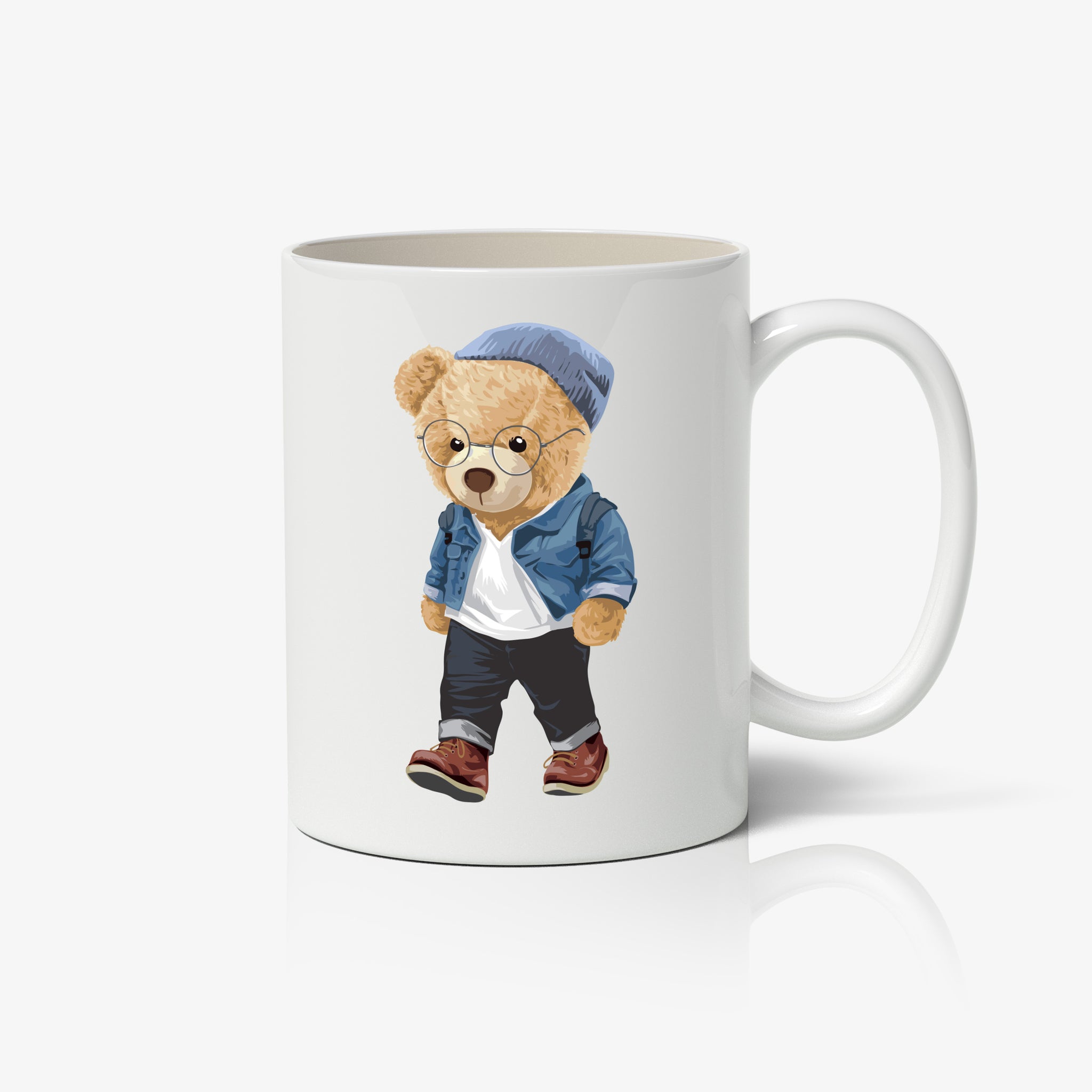 Hipster Bear - Mug